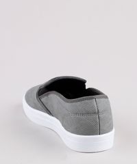 Tenis-Slip-On-Masculino-Ollie-Texturizado-Cinza-9812251-Cinza_3