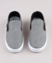 Tenis-Slip-On-Masculino-Ollie-Texturizado-Cinza-9812251-Cinza_4