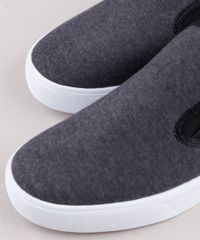 Tenis-Slip-On-Masculino-Ollie--Cinza-Mescla-Escuro-9812253-Cinza_Mescla_Escuro_2