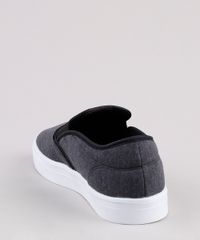 Tenis-Slip-On-Masculino-Ollie--Cinza-Mescla-Escuro-9812253-Cinza_Mescla_Escuro_3