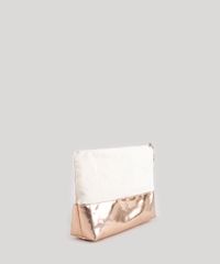 Necessaire-Feminina-com-Recorte-Metalizado-Bege-Claro-9772764-Bege_Claro_3