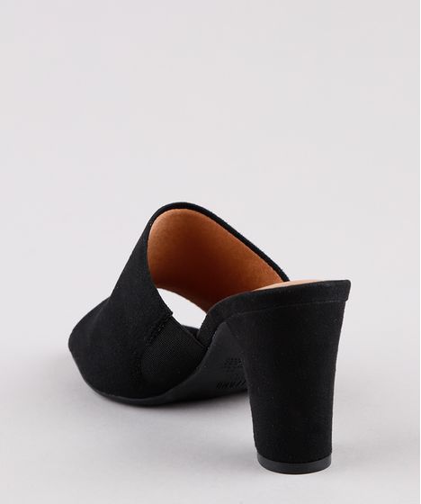 tênis feminino vizzano com elástico e suede preto