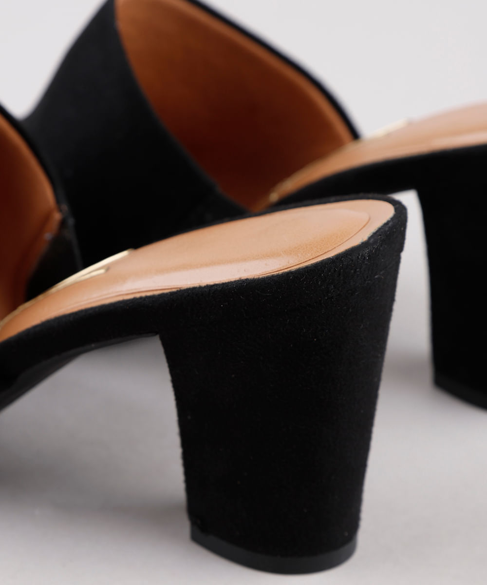 tênis feminino vizzano com elástico e suede preto