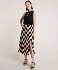 Saia-Feminina-Midi-Estampada-Chevron-com-Fenda-Kaki-9689666-Kaki_3