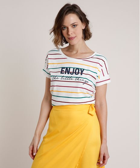 Blusa-Feminina-Listrada--Enjoy--Manga-Curta-Decote-Redondo-Off-White-9707175-Off_White_1
