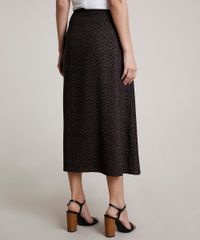 Saia-Feminina-Midi-Estampada-Animal-Print-Onca-com-Fenda-Preta-9689660-Preto_2