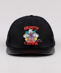 Bone-Masculino-Aba-Reta-Palhaco-Krusty-Os-Simpsons-Preto-9769583-Preto_1