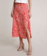 Saia-Feminina-Midi-Estampada-Animal-Print-Onca-e-Zebra-com-Fenda-Bege-Claro-9689665-Bege_Claro_1