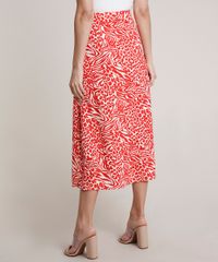 Saia-Feminina-Midi-Estampada-Animal-Print-Onca-e-Zebra-com-Fenda-Bege-Claro-9689665-Bege_Claro_2