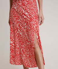 Saia-Feminina-Midi-Estampada-Animal-Print-Onca-e-Zebra-com-Fenda-Bege-Claro-9689665-Bege_Claro_4