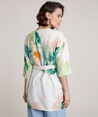 Kimono-Feminino-Estampado-de-Folhagem-com-Faixa-para-Amarrar-Off-White-9681379-Off_White_2