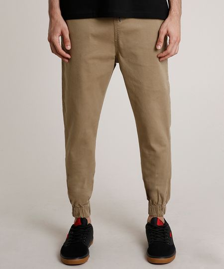 Calca-de-Sarja-Masculina-Jogger-Slim--Bege-Escuro-9779211-Bege_Escuro_1 Calca-de-Sarja-Masculina-Jogger-Slim--Bege-Escuro-9779211-Bege_Escuro_1