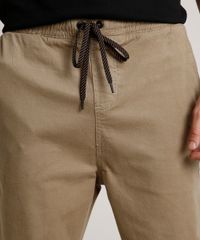 Calca-de-Sarja-Masculina-Jogger-Slim--Bege-Escuro-9779211-Bege_Escuro_4