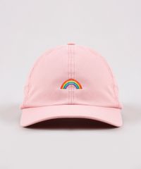 Bone-Masculino-Aba-Curva-com-Bordado-de-Arco-Iris-Rosa-Claro-9769556-Rosa_Claro_1