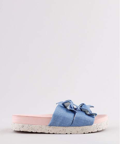 Rasteira-Jeans-Infantil-Molekinha-com-Laco-Azul-Medio-9824892-Azul_Medio_1