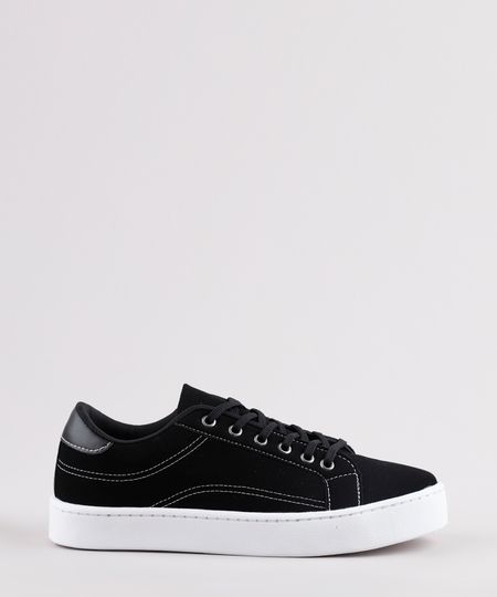 Tenis-Feminino-Oneself-Flatform-com-Pespontos-Preto-9824232-Preto_1