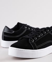 Tenis-Feminino-Oneself-Flatform-com-Pespontos-Preto-9824232-Preto_5