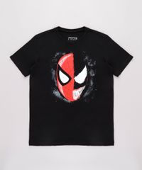 Camiseta-Infantil-Homem-Aranha-Venom-Manga-Curta-Preta-9730856-Preto_1