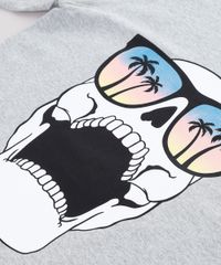 Camiseta-Infantil-Caveira--Cool-Vibes--Manga-Curta-Cinza-Mescla-9732793-Cinza_Mescla_4