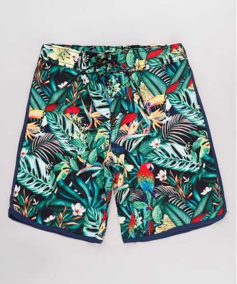 Bermuda-Surf-Infantil-Estampada-Tropical-Verde-9667436-Verde_1
