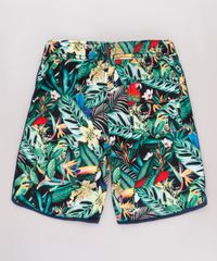 Bermuda-Surf-Infantil-Estampada-Tropical-Verde-9667436-Verde_2