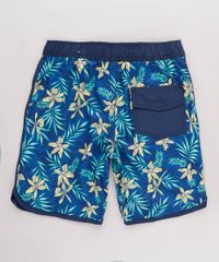 Bermuda-Surf-Infantil-Estampada-Floral-Tropical-Azul-Marinho-9667428-Azul_Marinho_2