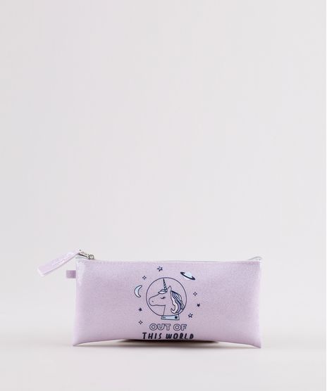 Necessaire-Feminina-Unicornio--Out-of-This-World--com-Brilho-Lilas-9772776-Lilas_1
