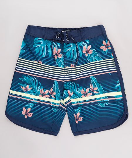 Bermuda-Surf-Infantil-Listrada-com-Flores-Azul-Marinho-9667432-Azul_Marinho_1