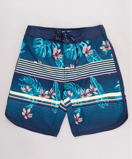 Bermuda-Surf-Infantil-Listrada-com-Flores-Azul-Marinho-9667432-Azul_Marinho_1