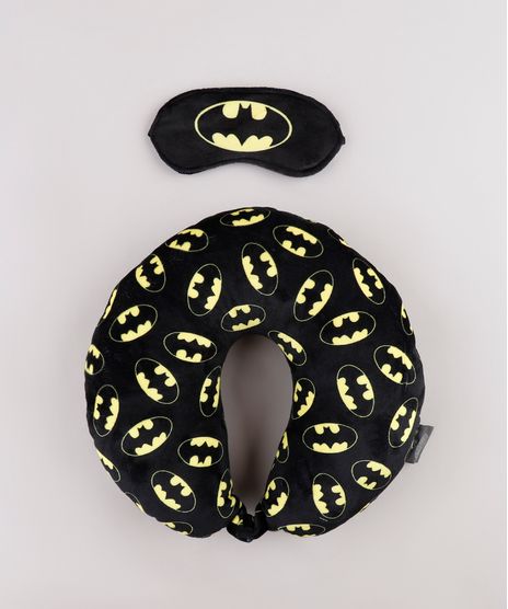 Kit-de-Apoio-de-Pescoco-Batman-Estampado---Tapa-Olho-Preto-9810722-Preto_1
