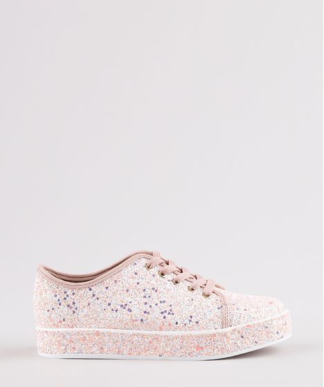 tenis molekinha brilho