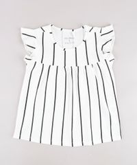 Blusa-Infantil-Listrada-com-Babado-na-Manga---Elastico-de-Cabelo-Scrunchie-Off-White-9826480-Off_White_1