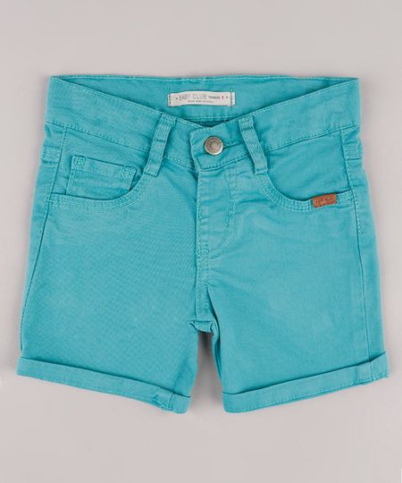 Bermuda-de-Sarja-Infantil-Slim-Verde-Agua-9760435-Verde_Agua_1