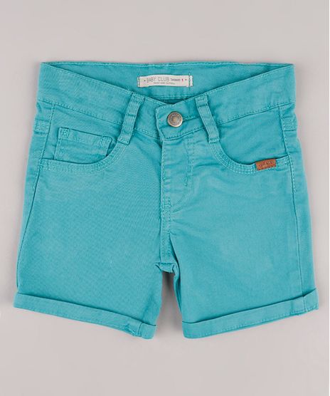 Bermuda-de-Sarja-Infantil-Slim-Verde-Agua-9760435-Verde_Agua_1