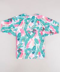 Blusa-de-Praia-Infantil-Raglan-Flamingo-Estampado-de-Folhagem-Manga-Longa-com-Protecao-UV50--Off-White-9740628-Off_White_2