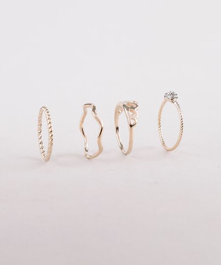 Kit-de-4-Aneis-Femininos-Folheados-Dourado-9775334-Dourado_1