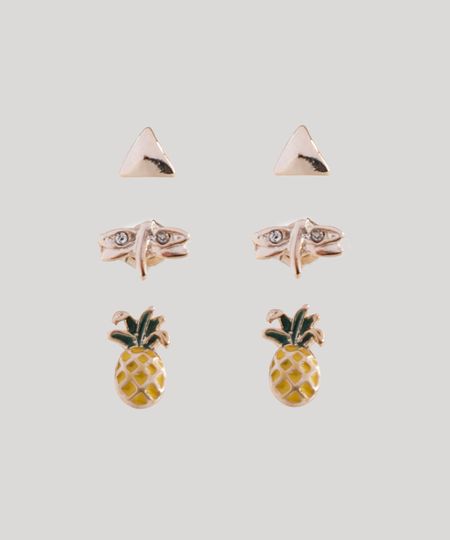 Kit-de-3-Brincos-Femininos-Folheados-Dourado-9775305-Dourado_1