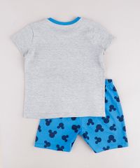 Pijama-Infantil-Mickey-Manga-Curta-Cinza-Mescla-9762288-Cinza_Mescla_2