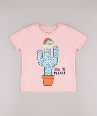 Camiseta-Infantil-com-Estampa-Interativa-de-Cacto-Manga-Curta-Rosa-Claro-9755328-Rosa_Claro_1