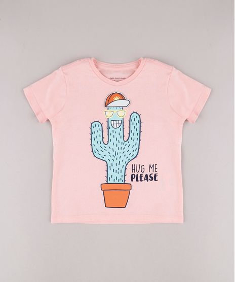 Camiseta-Infantil-com-Estampa-Interativa-de-Cacto-Manga-Curta-Rosa-Claro-9755328-Rosa_Claro_1