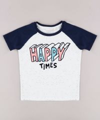 Camiseta-Infantil-Raglan--Happy-Times--Manga-Curta-Off-White-9755330-Off_White_1