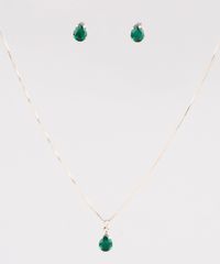 Kit-de-Brinco---Colar-Femininos-Folheados-com-Pedra-Zirconia-Dourado-9544846-Dourado_1_1