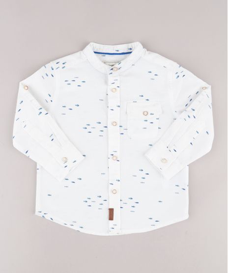 Camisa-Infantil-Estampada-de-Peixe-com-Bolso-Manga-Longa-Gola-Padre-Off-White-9670873-Off_White_1