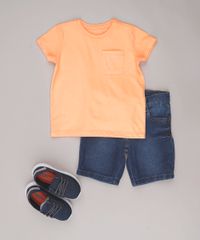 Camiseta-Infantil-com-Bolso-Manga-Curta-Gola-Careca-Laranja-Neon-8574313-Laranja_Neon_3