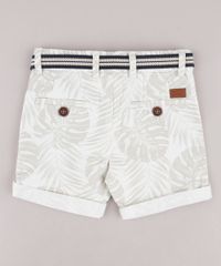Bermuda-de-Sarja-Infantil-Estampada-de-Folhagem-com-Cinto-Off-White-9662016-Off_White_2