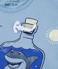 Camiseta-Infantil-com-Estampa-Interativa-de-Tubarao-na-Garrafa-Manga-Curta-Azul-9731955-Azul_5
