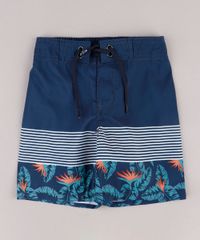 Bermuda-Surf-Infantil-com-Listras-e-Folhagem-Azul-Marinho-9667559-Azul_Marinho_1
