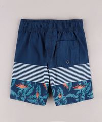 Bermuda-Surf-Infantil-com-Listras-e-Folhagem-Azul-Marinho-9667559-Azul_Marinho_2