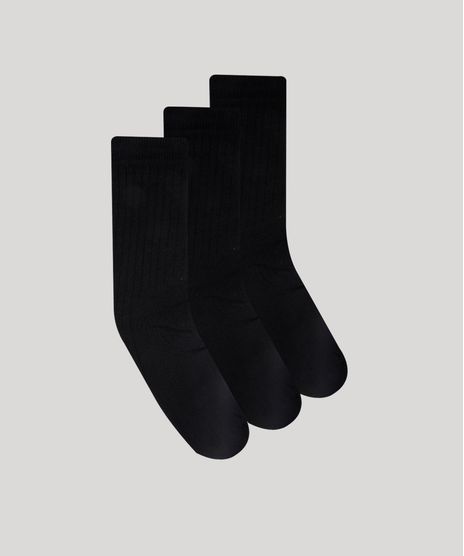 Kit-de-3-Meias-Masculinas-Cano-Alto-Preto-9846071-Preto_1