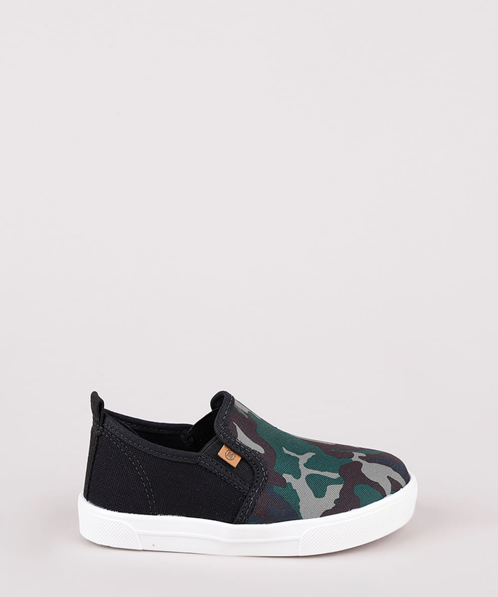 tenis estampa militar feminino